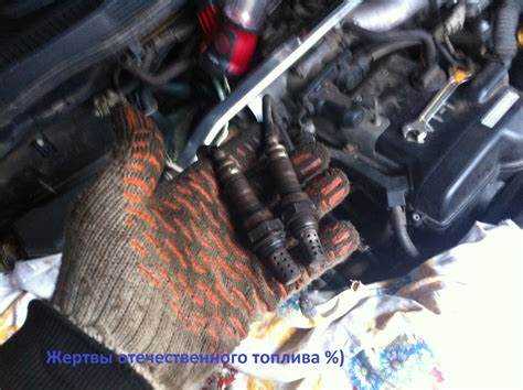 Расположение второго кислородного сенсора на автомобиле